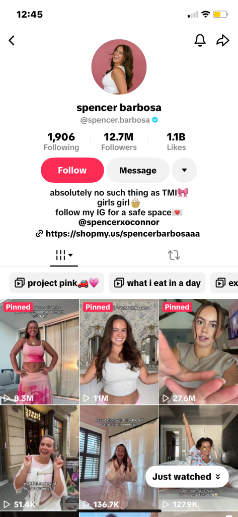 Uplifting, positive, and genuine creator with 12.7 million followers on TikTok.